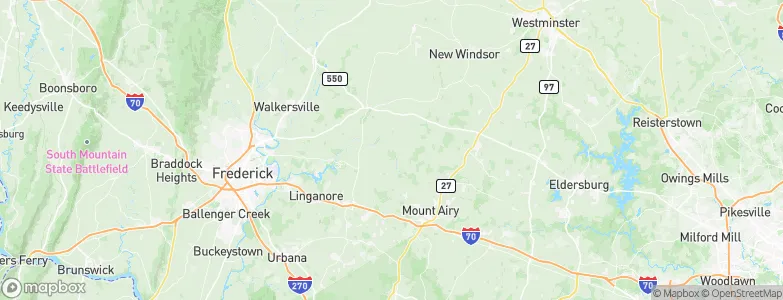 Linganore, United States Map