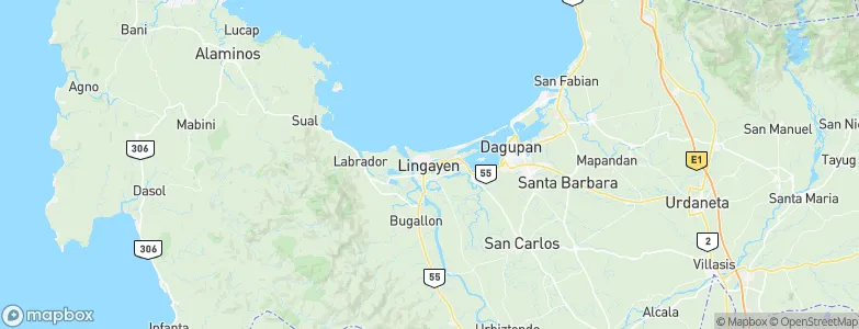 Lingayen, Philippines Map