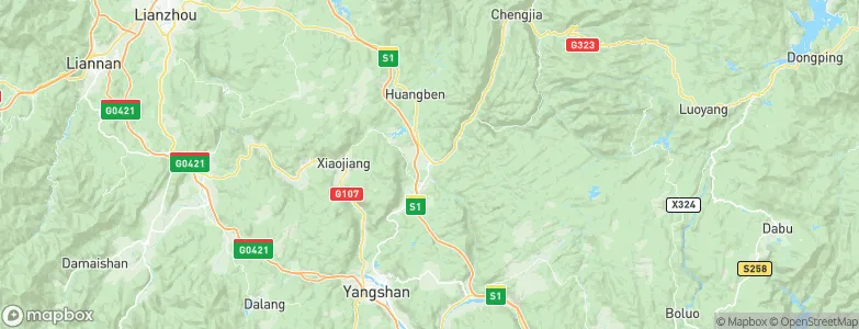 Lingbei, China Map