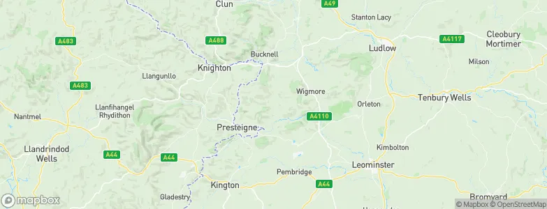 Lingen, United Kingdom Map