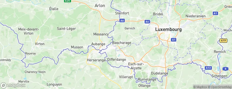 Linger, Luxembourg Map