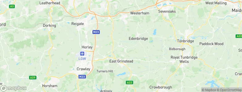 Lingfield, United Kingdom Map