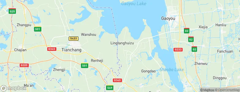 Lingtang, China Map