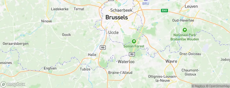 Linkebeek, Belgium Map