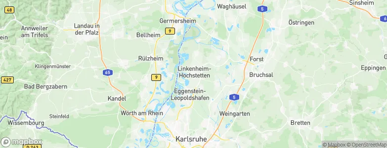 Linkenheim, Germany Map