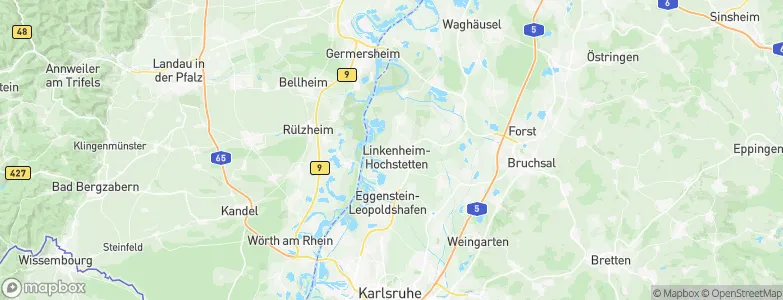 Linkenheim-Hochstetten, Germany Map