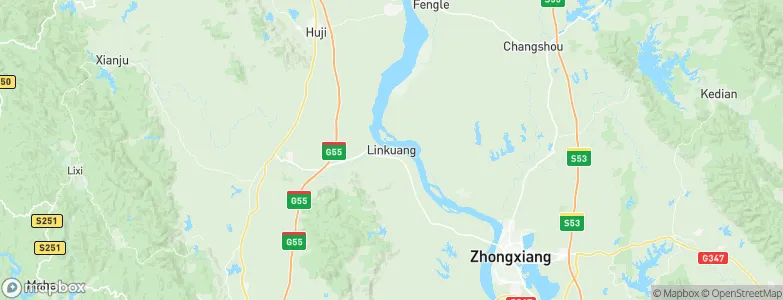 Linkuang, China Map
