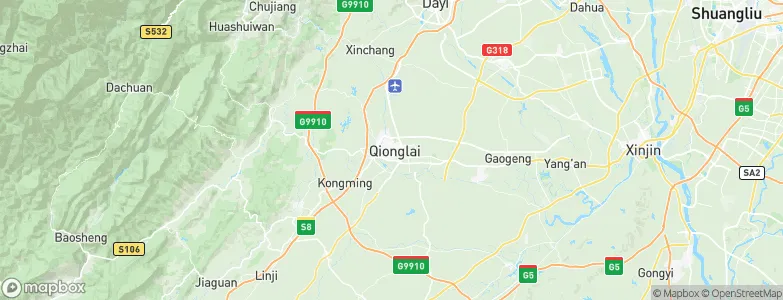 Linqiong, China Map