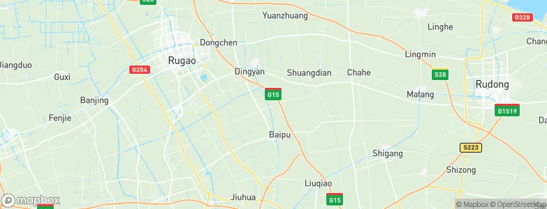 Linzi, China Map