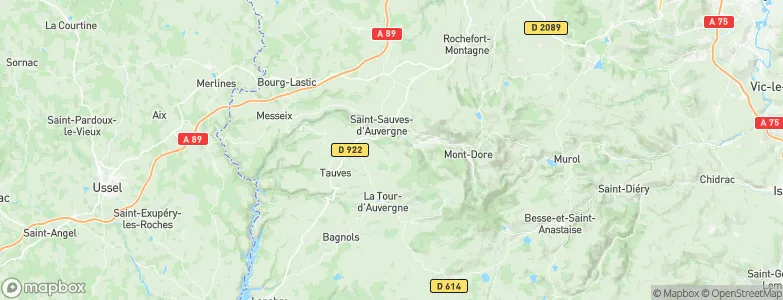Liournat, France Map