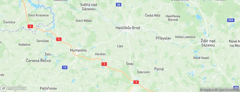 Lípa, Czechia Map