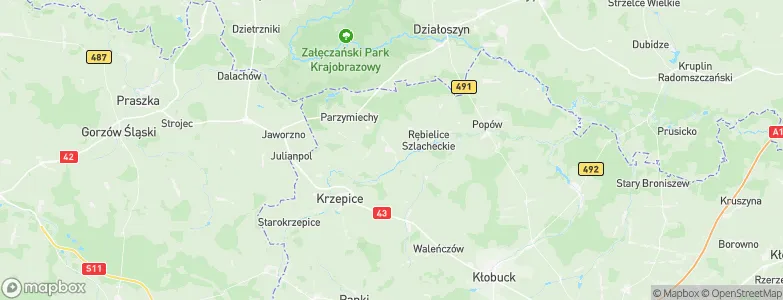 Lipie, Poland Map
