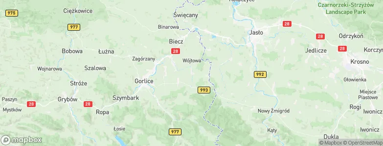 Lipinki, Poland Map