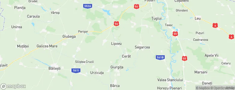 Lipovu, Romania Map