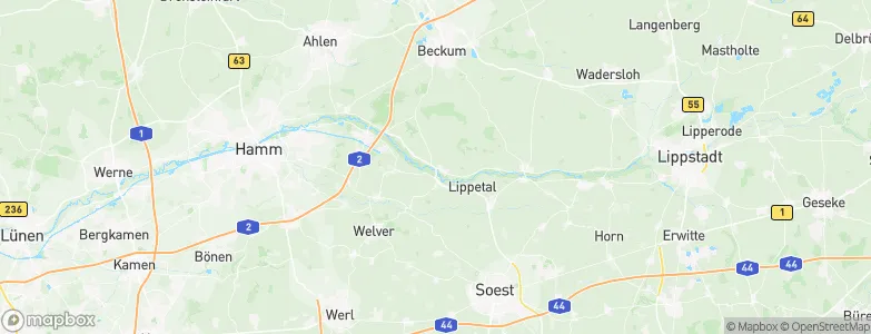 Lippborg, Germany Map