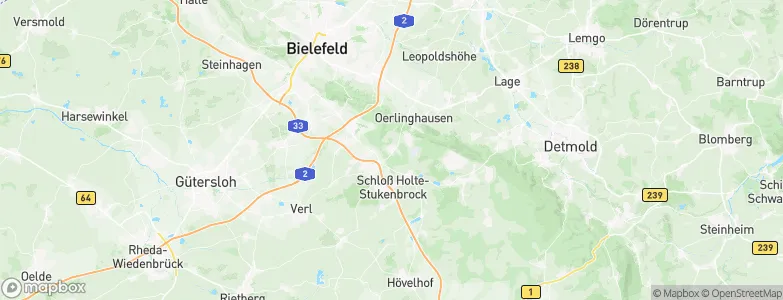Lipperreihe, Germany Map