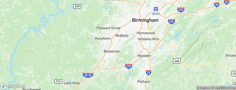 Lipscomb, United States Map