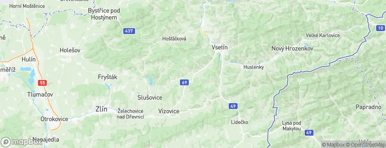Liptál, Czechia Map
