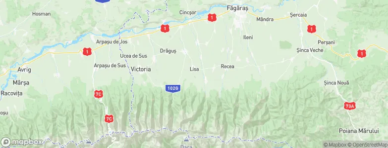 Lisa, Romania Map