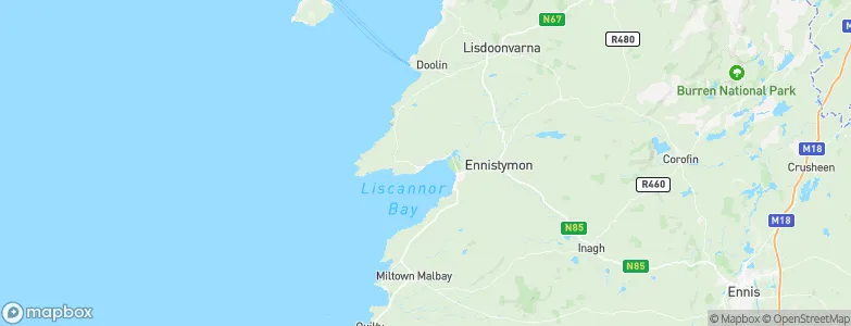 Liscannor, Ireland Map