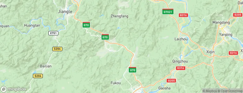 Lishu, China Map