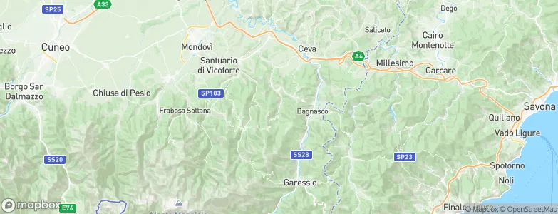 Lisio, Italy Map
