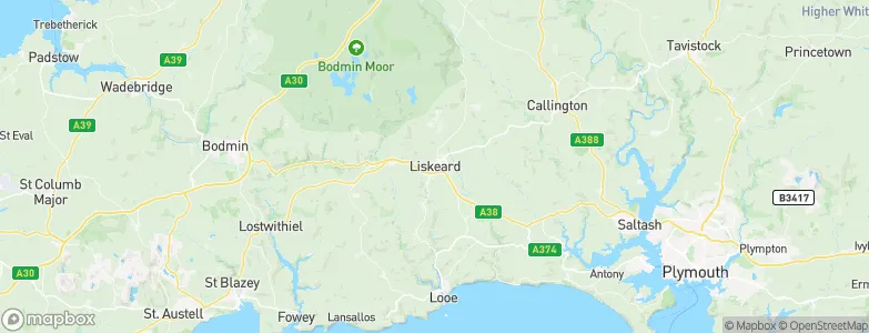 Liskeard, United Kingdom Map