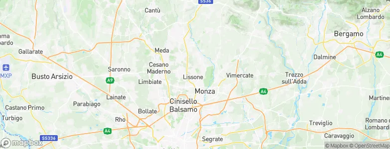 Lissone, Italy Map