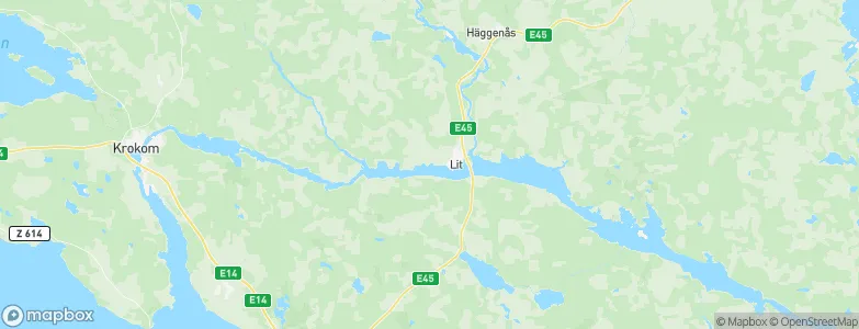 Lit, Sweden Map