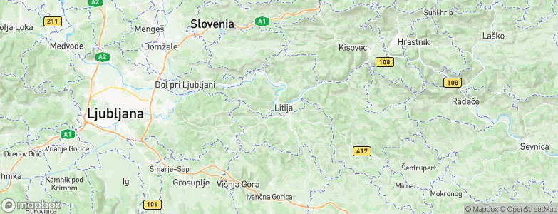 Litija, Slovenia Map