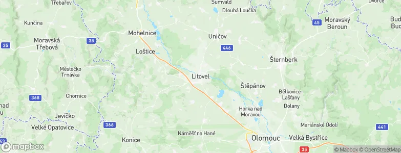 Litovel, Czechia Map