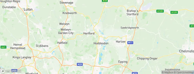 Little Amwell, United Kingdom Map