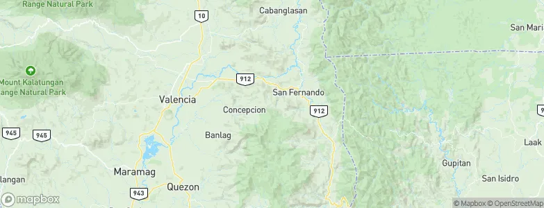 Little Baguio, Philippines Map