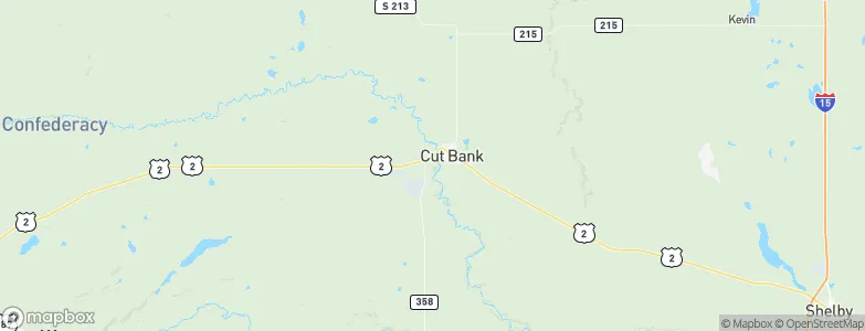 Little Browning, United States Map