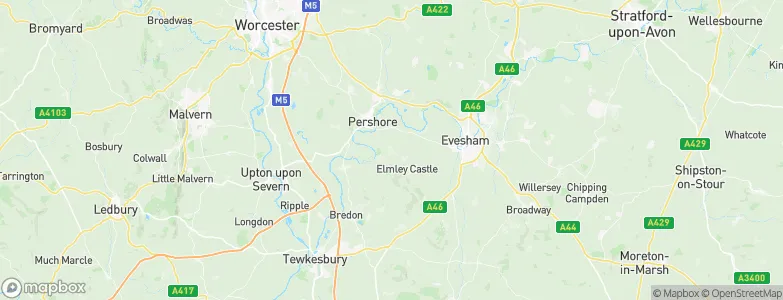 Little Comberton, United Kingdom Map