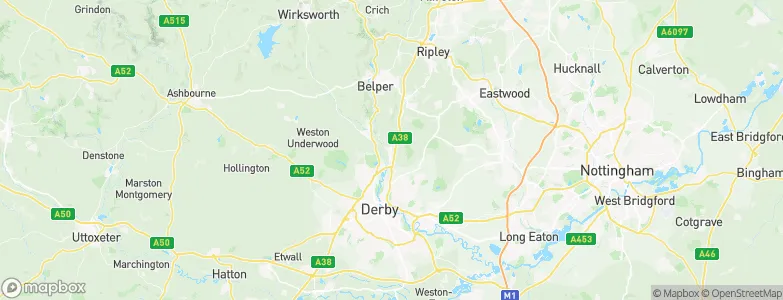 Little Eaton, United Kingdom Map