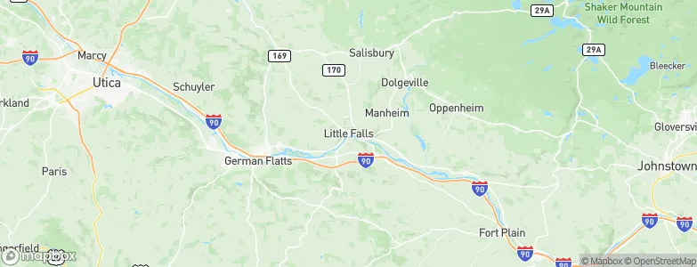 Little Falls, United States Map