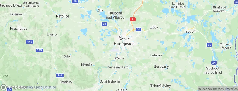 Litvínovice, Czechia Map