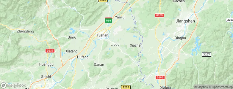 Liudu, China Map