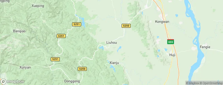 Liuhou, China Map