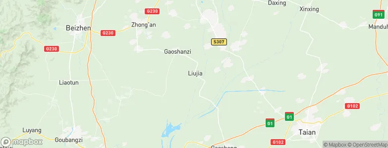 Liujia, China Map