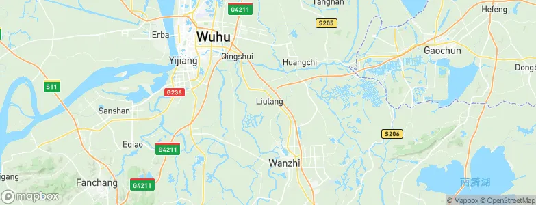 Liulang, China Map