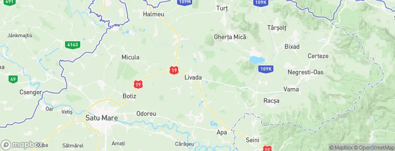 Livada, Romania Map