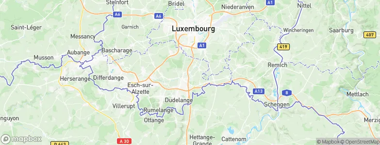 Livange, Luxembourg Map