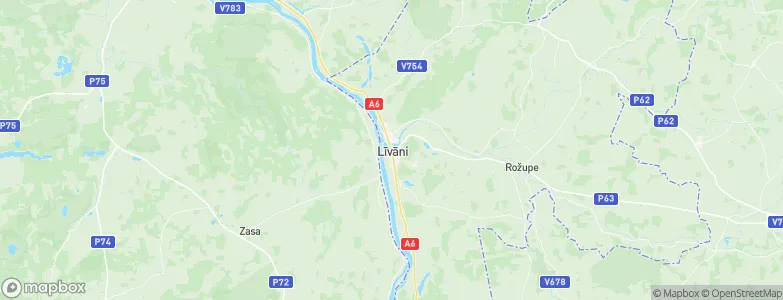 Līvāni, Latvia Map