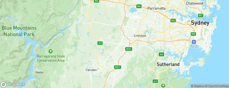 Liverpool, Australia Map