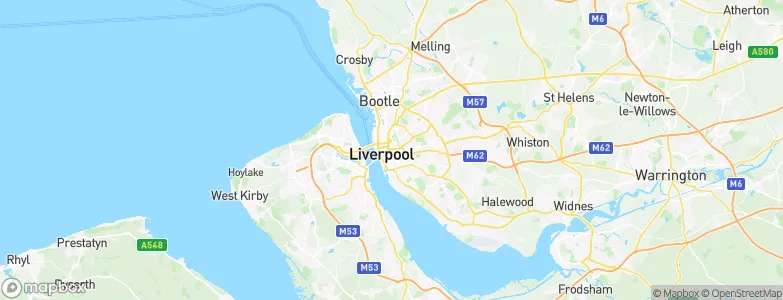 Liverpool, United Kingdom Map