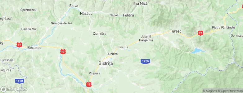 Livezile, Romania Map