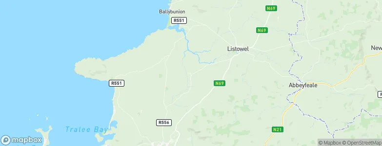 Lixnaw, Ireland Map