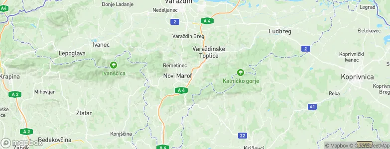 Ljubešćica, Croatia Map